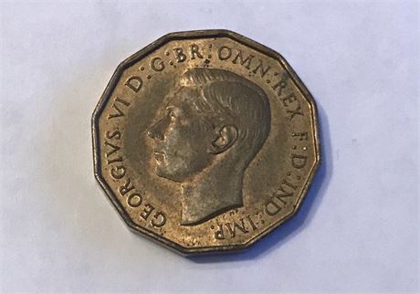 1937 Great Britain 3 Pence