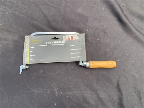 Champion Tools 6-1/2" Coping Hand Saw Tool For Wood Plastic Or Metal