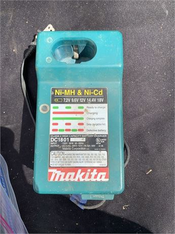Makita Battery Charger Model DC1801 7.2V 9.6V 12V 14.4V 18V