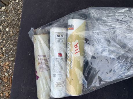 Grease Gun Tube Cartridge Lot