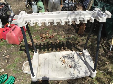 Plastic Yard Tool Organizer Or Storage Caddy