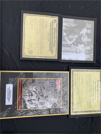 Vintage Ham Radio Operator License And Other Memorabilia