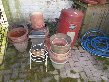 Flower Pots and Smoker
