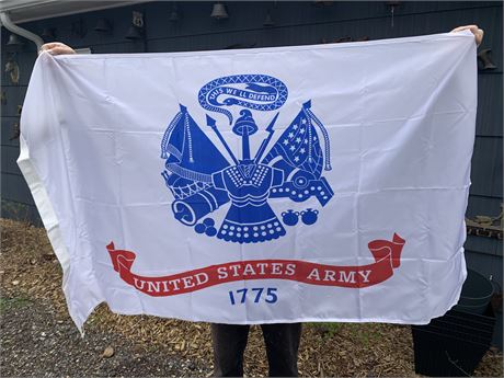 Set Of 3 Commercial Grade Army Flags Valley Forge Made In The USA Size 3 x 5