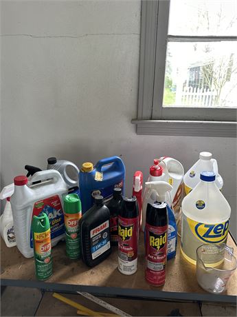 miscellaneous household chemicals