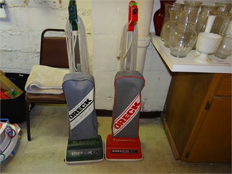 2 Oreck Vacuums