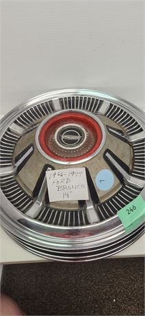 1966-1977 Ford Bronco Size 14" Set Of 4 Hub Caps