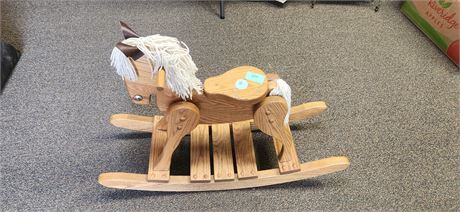 Small Wood Rocking Horse