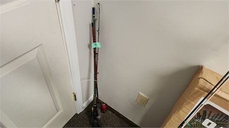 Lot Of Fishing Poles