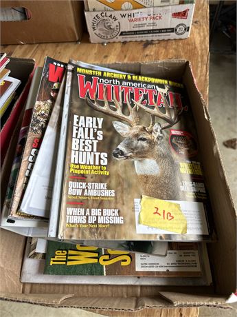 Stack of Whitetail, honey magazines