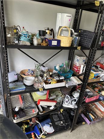 five level steel shelf shelf only