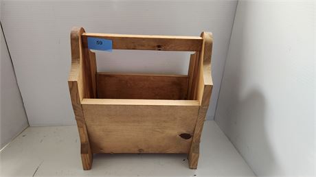Wood Magazine Rack