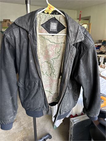 Greg Bell suede leather jacket small