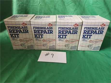 4 new Fiberglass repair kits