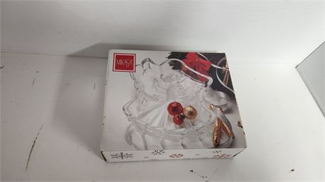 Mikasa Crystal Angel Shaped Candy Dish. New In Box