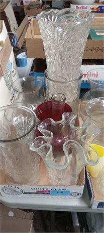 Lot Of Vases