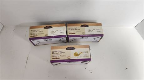 New In Box 3 Decorative Dummy Levers