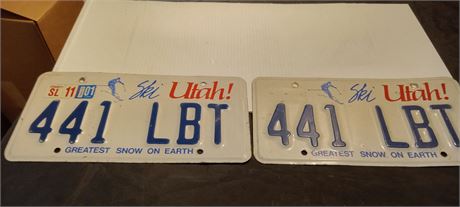 Vintage License Plates