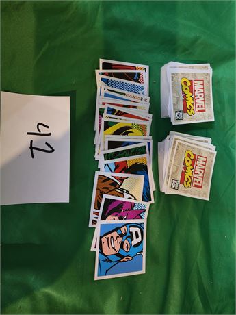 Marvel Comics trivia cards