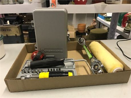 Flat of Tools & Misc.