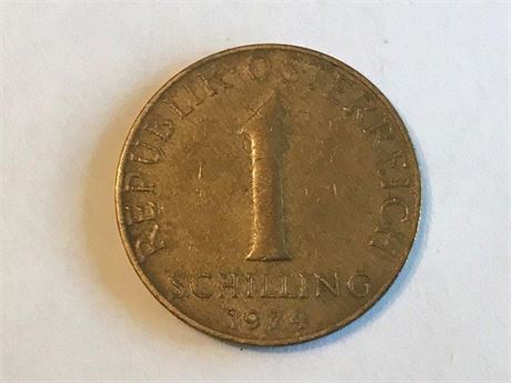 1974 Austria One Schilling