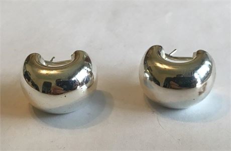Stamped 950 Milor Italy Earrings