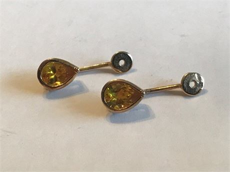 Stamped 925 China Earrings Missing Posts