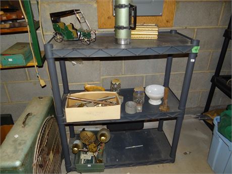 Shelf and contents