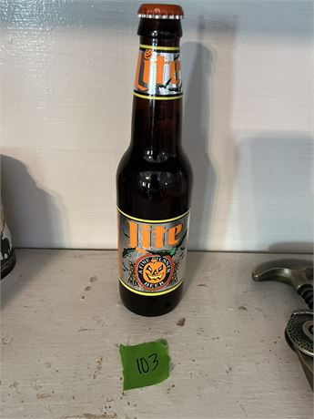 Halloween Miller Light Bottle