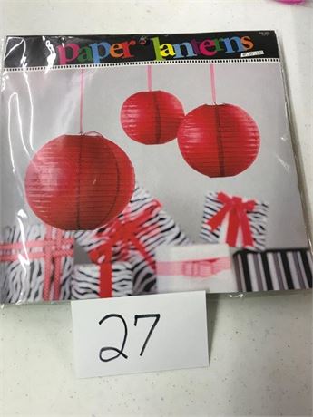 Paper Lanterns 8",10",12" (#2)