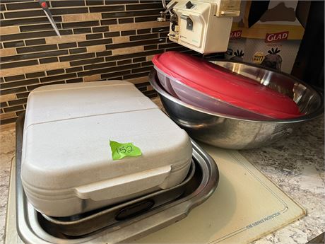 Kitchen Pans, Bowls, Storage