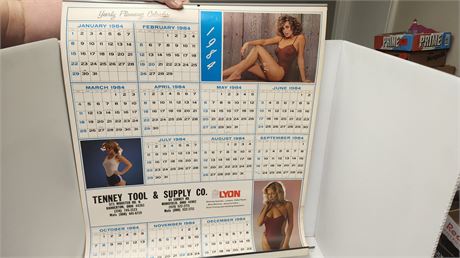 Vintage Swimsuit Models Calendar