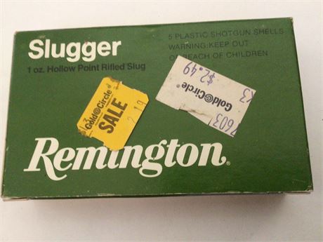 Remington 12 gauge slugs 5 rounds