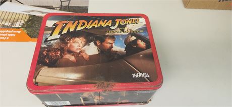 Indiana Jones Metal Lunch Box. NO THERMOS