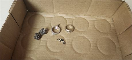 Lot of Jewelry Possibly Sterling
