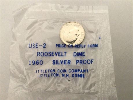 1960 Roosevelt Dime