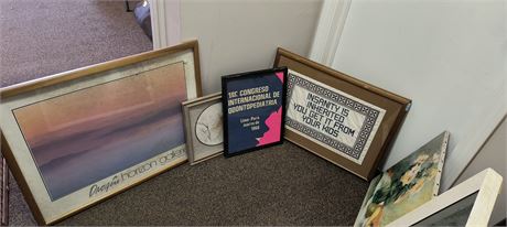 6 Various Framed Pictures