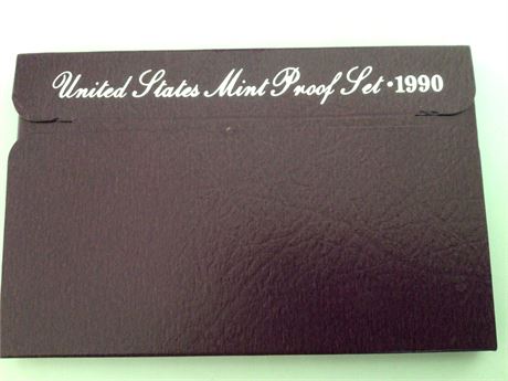 1990 US Mint Proof Coin Set
