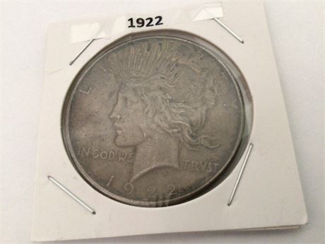 1922 Morgan Silver Dollar