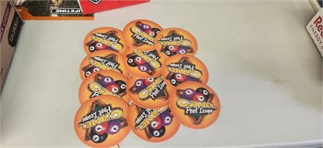 1997 Camel Pool League Coasters
