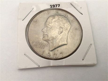 1977 Eisenhower Dollar Coin
