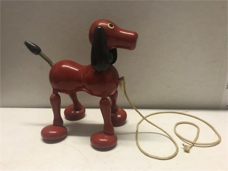 Vintage Walking Toy Dog
