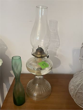 Oil Lamp and vase