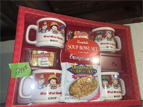 Campbell's Soup Mugs, New in Package