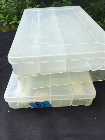Plano Plastic Storage Organizer Lot of 3