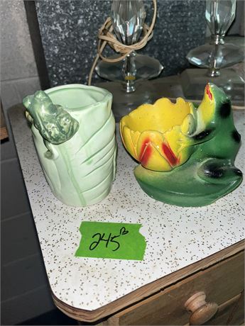 Vintage Frog Containers