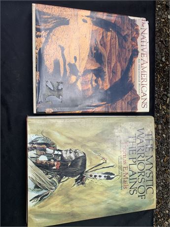 Native American Book Lot of 2 Mystic Warriors The Native Americans