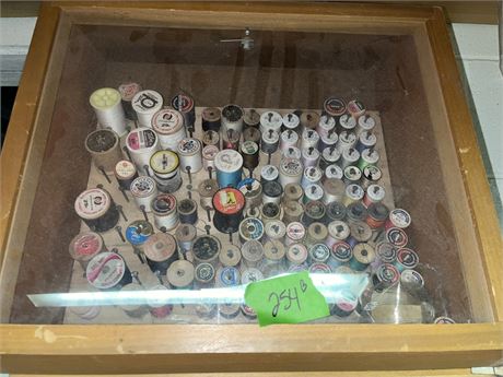 Vintage Thread Box and Thread