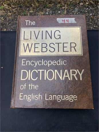 The Living Webster Encyclopedic Dictionary Of The English Language From 1981