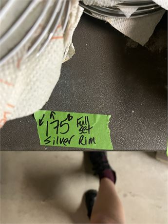 Silver Rim China Full Set